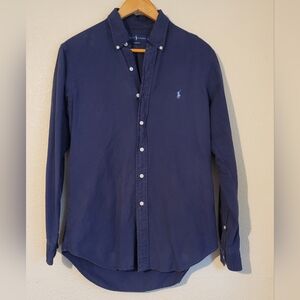 Ralph Lauren Dark Blue Casual Button Down Shirt